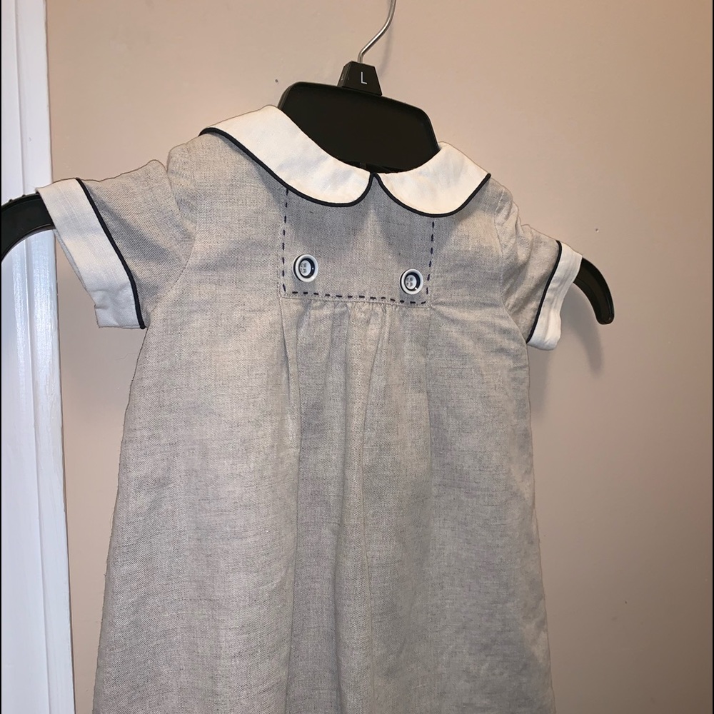 Luli & Me Flax Linen Dress